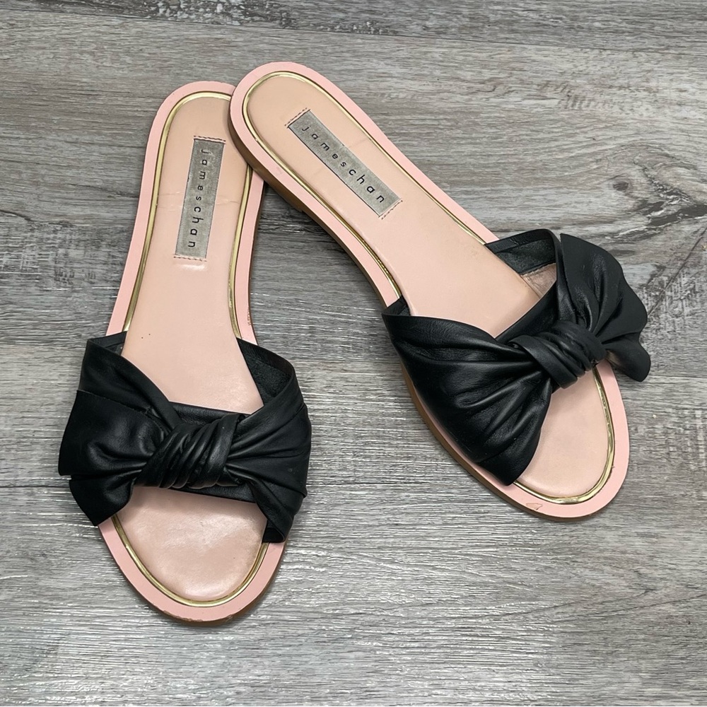 James Chan Slip on Sandals Size 8